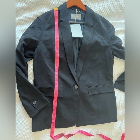Everlane Black One Button Blazer Size 2 - Picture 11 of 16